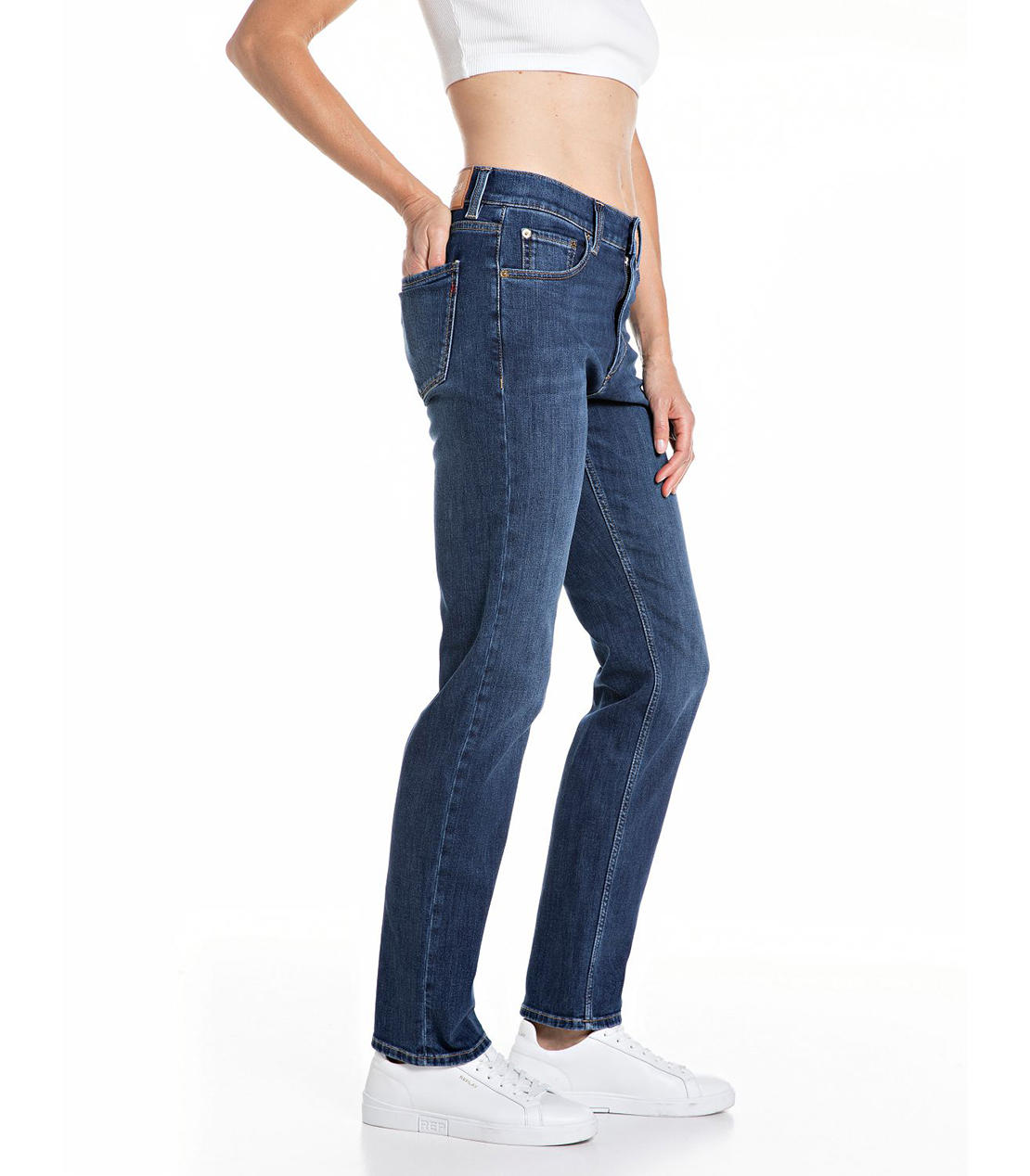 ストレート MAIJKE ストレッチデニム 詳細画像 ダークブルー 4